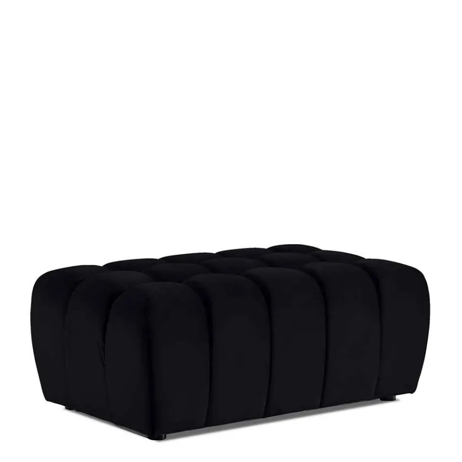 Online Wohnen Samt Polsterhocker 102x64 cm - Graland