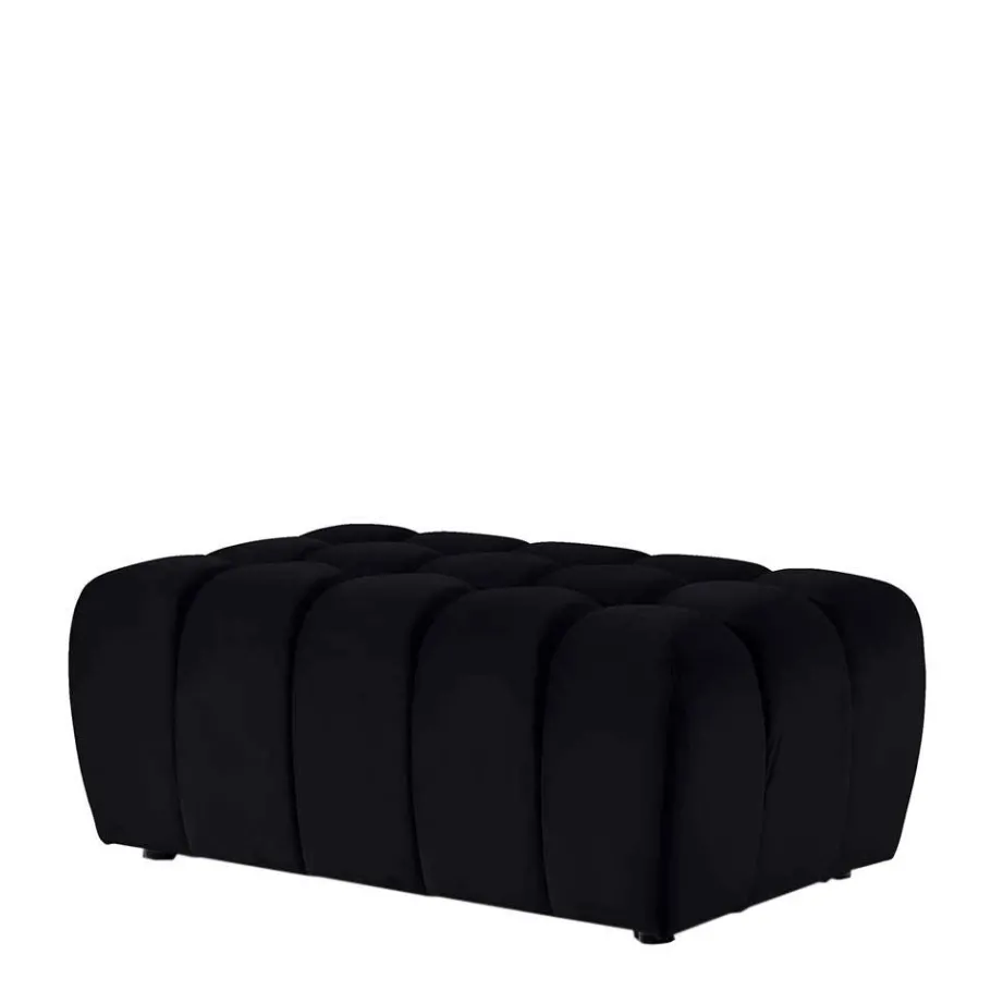 Online Wohnen Samt Polsterhocker 102x64 cm - Graland