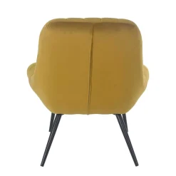 New Wohnen Samt Sessel ohne Armlehnen mit 50 cm Sitzhöhe - Agata