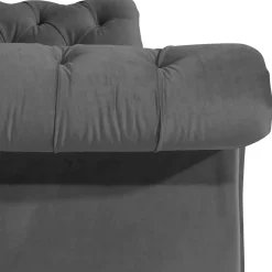 New Wohnen Samtvelours Wohnzimmercouch im Barockstil - Sicilianu