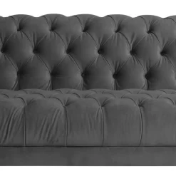 New Wohnen Samtvelours Wohnzimmercouch im Barockstil - Sicilianu