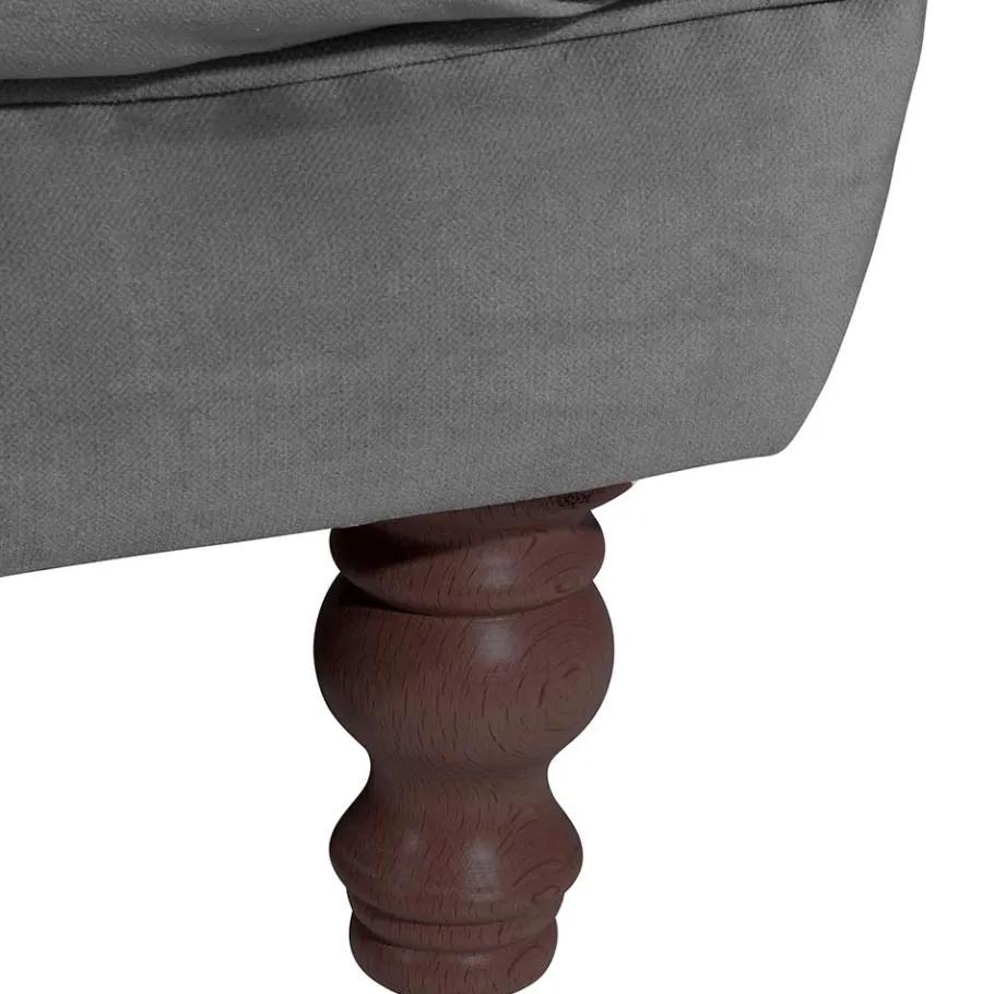 New Wohnen Samtvelours Wohnzimmercouch im Barockstil - Sicilianu