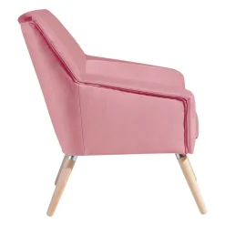 Sale Wohnen Samtvelours Wohnzimmersessel in Rosa - Clona