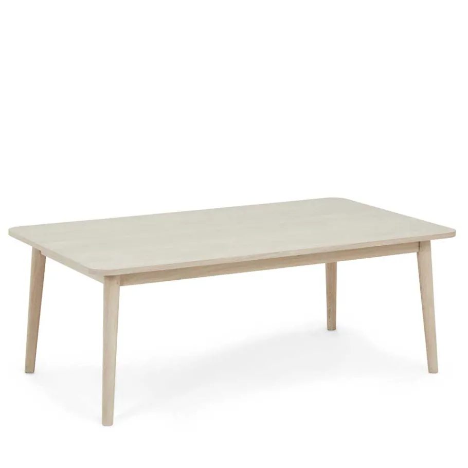 Sale Wohnen Scandi Chic Couchtisch in Eiche Weiß - Rosanna
