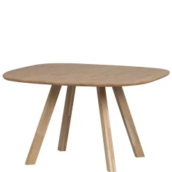 Online Wohnen Scandi Chic Esstisch aus Eiche Massivholz - Sarosa