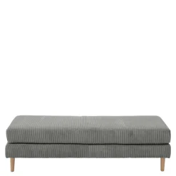 Hot Wohnen Scandi Chic Hocker in Anthrazit Cord - Lidio
