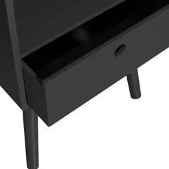Online Wohnen Scandi Chic Nachtkommode in Schwarz - Lemerzi
