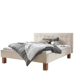 Best Wohnen Scandi Chic Polsterbett in Beige - Prismo
