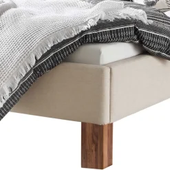 Best Wohnen Scandi Chic Polsterbett in Beige - Prismo