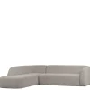 Hot Wohnen Scandi Chic Polsterecke in Offwhite Chenille - Utperio