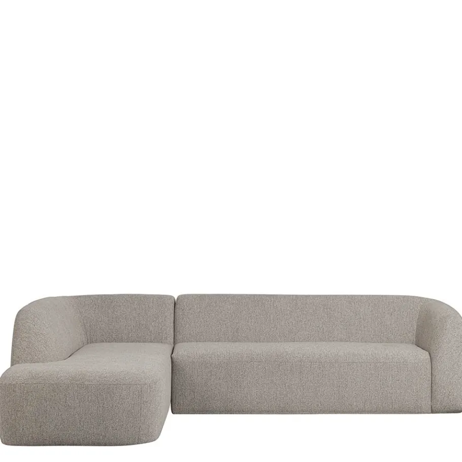 Hot Wohnen Scandi Chic Polsterecke in Offwhite Chenille - Utperio