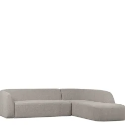 Hot Wohnen Scandi Chic Polsterecke in Offwhite Chenille - Utperio