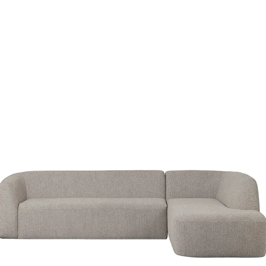 Hot Wohnen Scandi Chic Polsterecke in Offwhite Chenille - Utperio