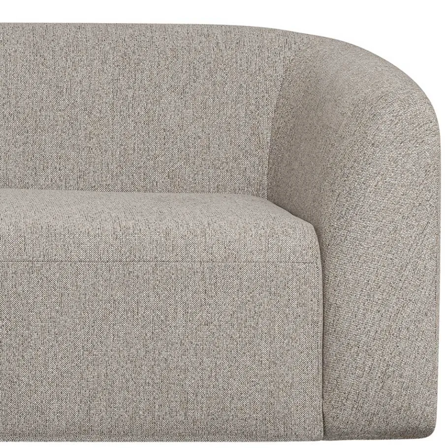 Hot Wohnen Scandi Chic Polsterecke in Offwhite Chenille - Utperio