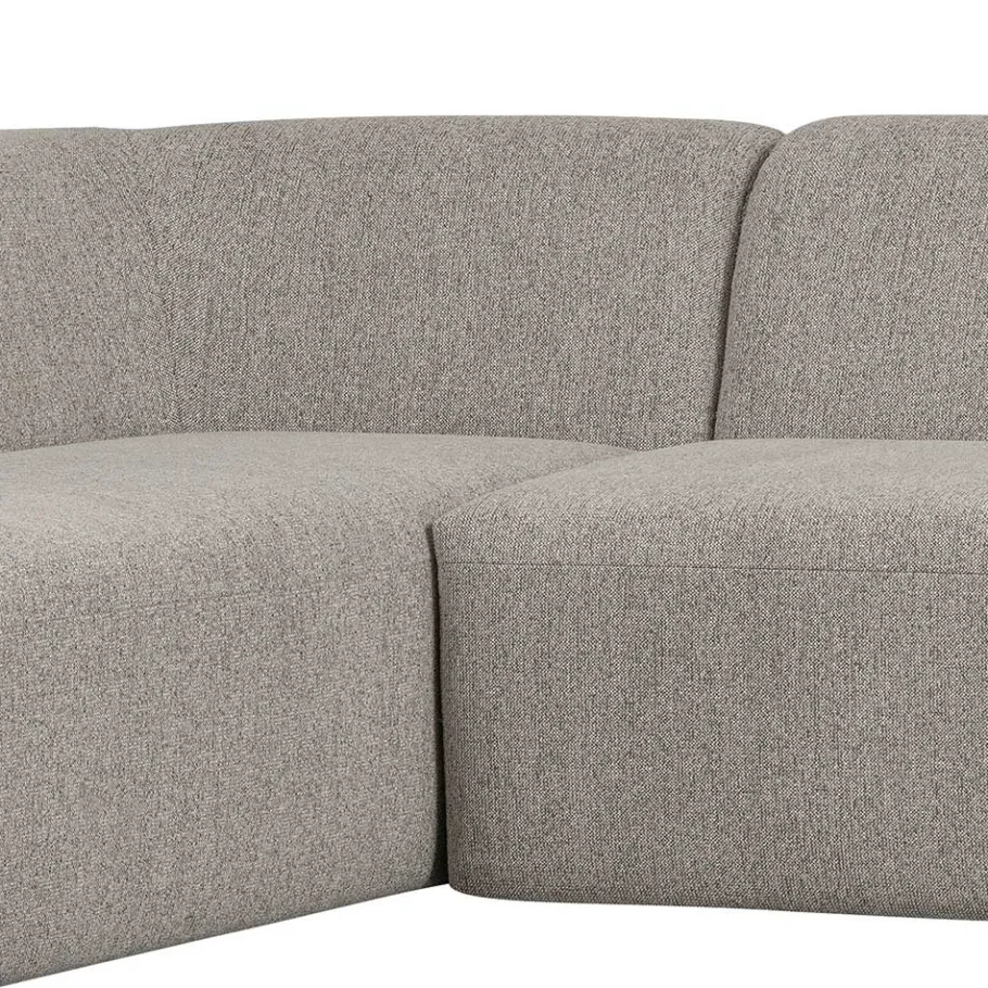 Hot Wohnen Scandi Chic Polsterecke in Offwhite Chenille - Utperio