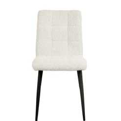Hot Wohnen Scandi Chic Polsterstuhl in Champagner Boucle - Acapelca