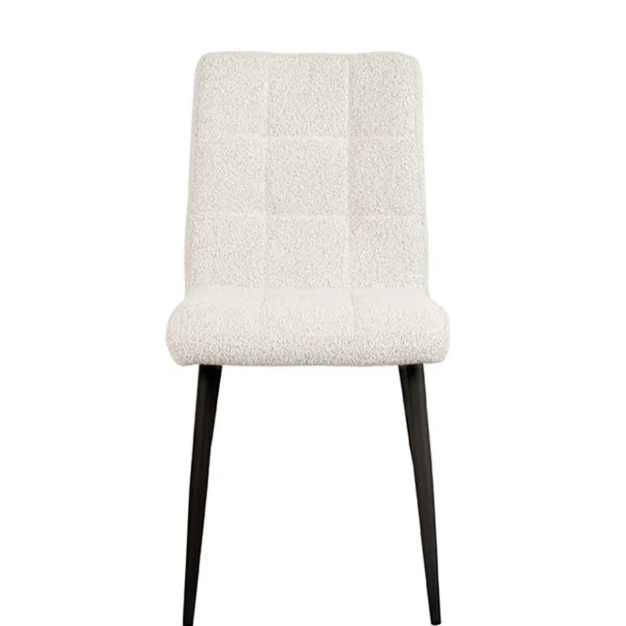 Hot Wohnen Scandi Chic Polsterstuhl in Champagner Boucle - Acapelca