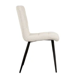 Hot Wohnen Scandi Chic Polsterstuhl in Champagner Boucle - Acapelca