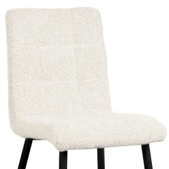Hot Wohnen Scandi Chic Polsterstuhl in Champagner Boucle - Acapelca
