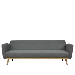 Clearance Wohnen Scandi Chic Schlafcouch in Dunkelgrau & Natur - Giorgio