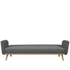 Clearance Wohnen Scandi Chic Schlafcouch in Dunkelgrau & Natur - Giorgio