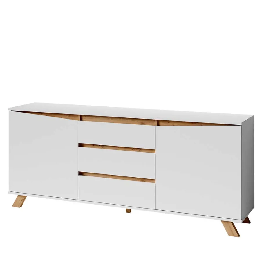 Clearance Wohnen Scandi Chic Sideboard in Weiß - Cady