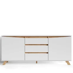 Clearance Wohnen Scandi Chic Sideboard in Weiß - Cady