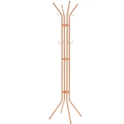 Outlet Wohnen Scandi Chic Standgarderobe in Terracotta - Liz