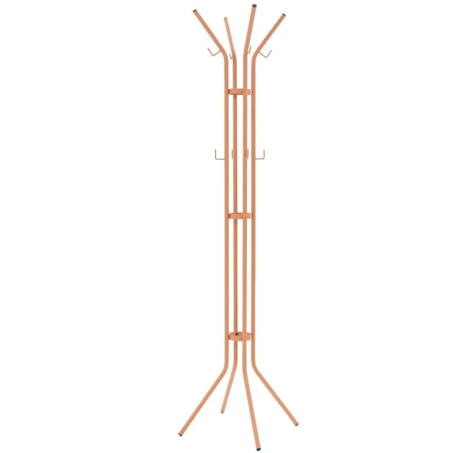 Outlet Wohnen Scandi Chic Standgarderobe in Terracotta - Liz