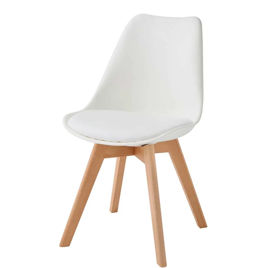 Online Wohnen Scandi Chic Stühle mit Sitzschale - Savossa (4er Set)