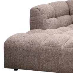 New Wohnen Scandi Ecksofa in Hellbraun meliert - Niklai