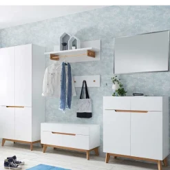 Clearance Wohnen Scandi Flur Einrichtung Möbelset - Caio (sechsteilig)