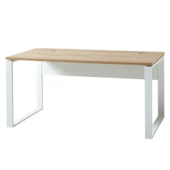 Wohnen Scandi Schreibtisch Kombi in Weiß - Ziharo (zweiteilig)