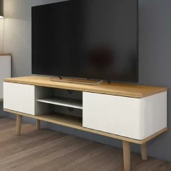 Online Wohnen Scandi TV Unterschrank zweifarbig - Jendren