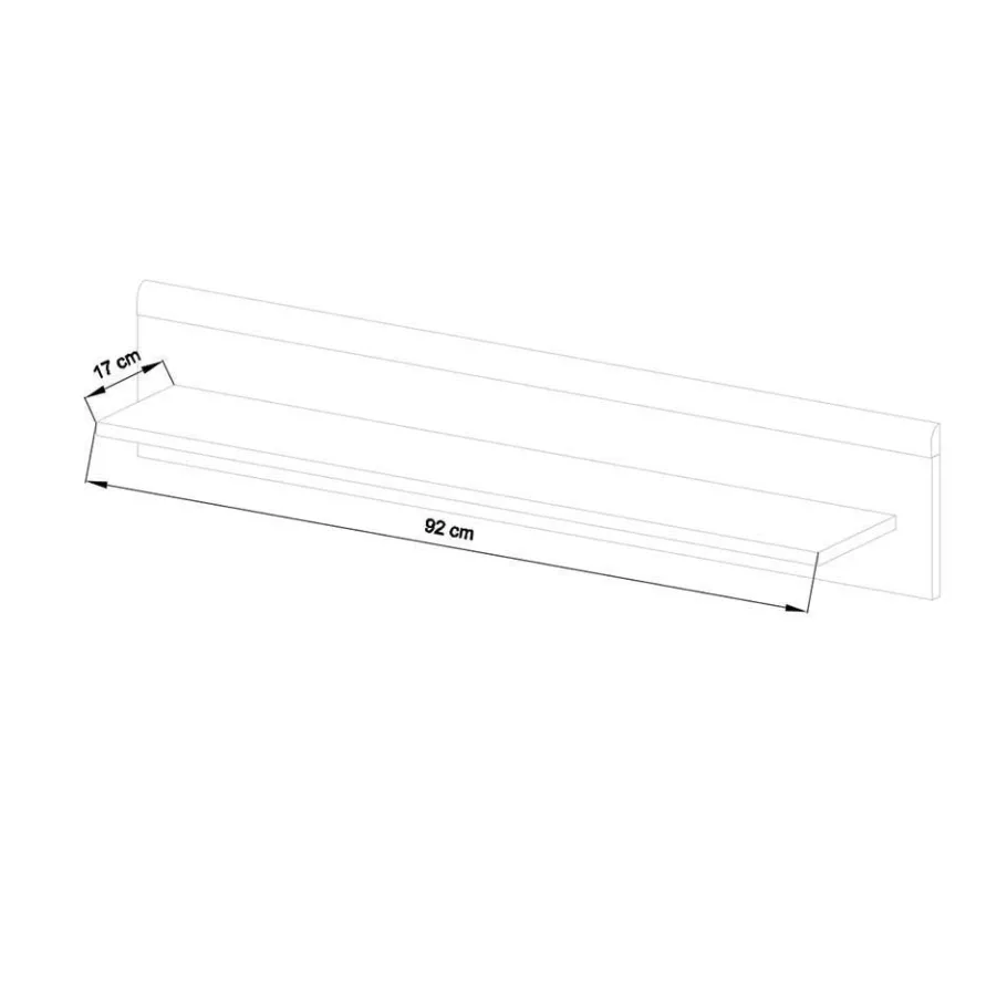 Discount Wohnen Scandi Wohnzimmer Einrichtung Set - Cablos I (sechsteilig)