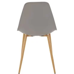 Hot Wohnen Schalensitz Stühle in hellem Grau - Ravia (Set)