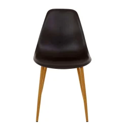 Hot Wohnen Schalenstühle aus Kunststoff Grau - Jesuisa (Set)