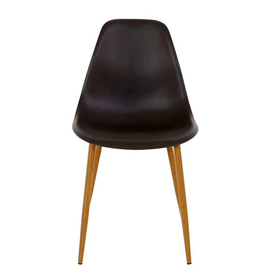 Hot Wohnen Schalenstühle aus Kunststoff Grau - Jesuisa (Set)