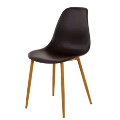 Hot Wohnen Schalenstühle aus Kunststoff Grau - Jesuisa (Set)