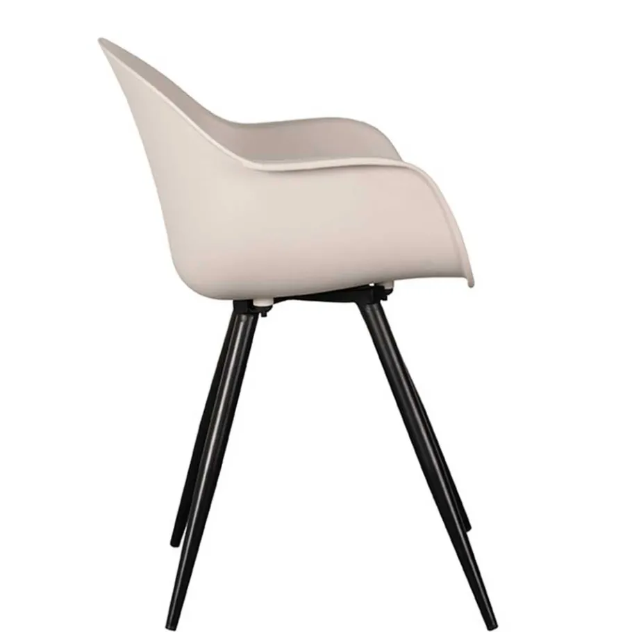 Clearance Wohnen Schalenstühle in Beige - Ruffos (2er Set)