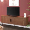 Hot Wohnen Schiebetüren-Lowboard für TV im Scandi Chic - Arura