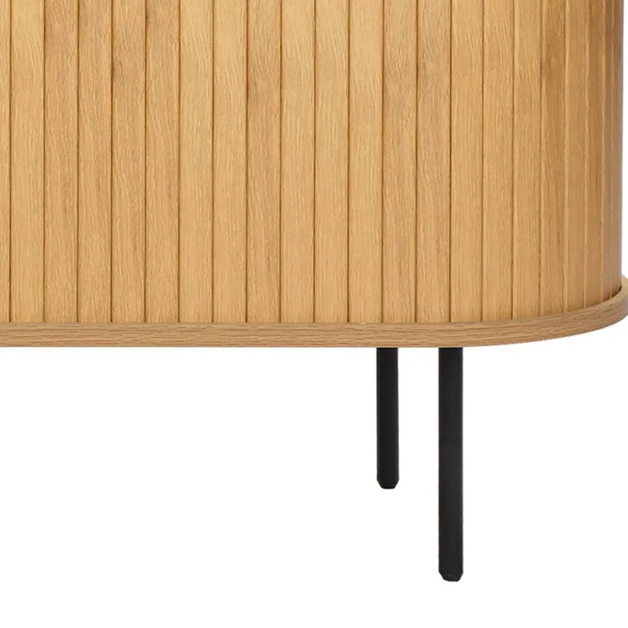 Wohnen Schiebetüren-Sideboard in ovalem Design - Barnetta