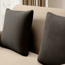 New Wohnen Schlafcouch in Beige und Dunkelbraun - Calming