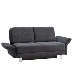 Online Wohnen Schlafcouch mit Bettkasten in Blaugrau - Casmas