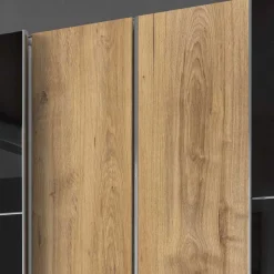 Sale Wohnen Schlafzimmer Kleiderschrank in Dunkelgrau Glas - Hectos