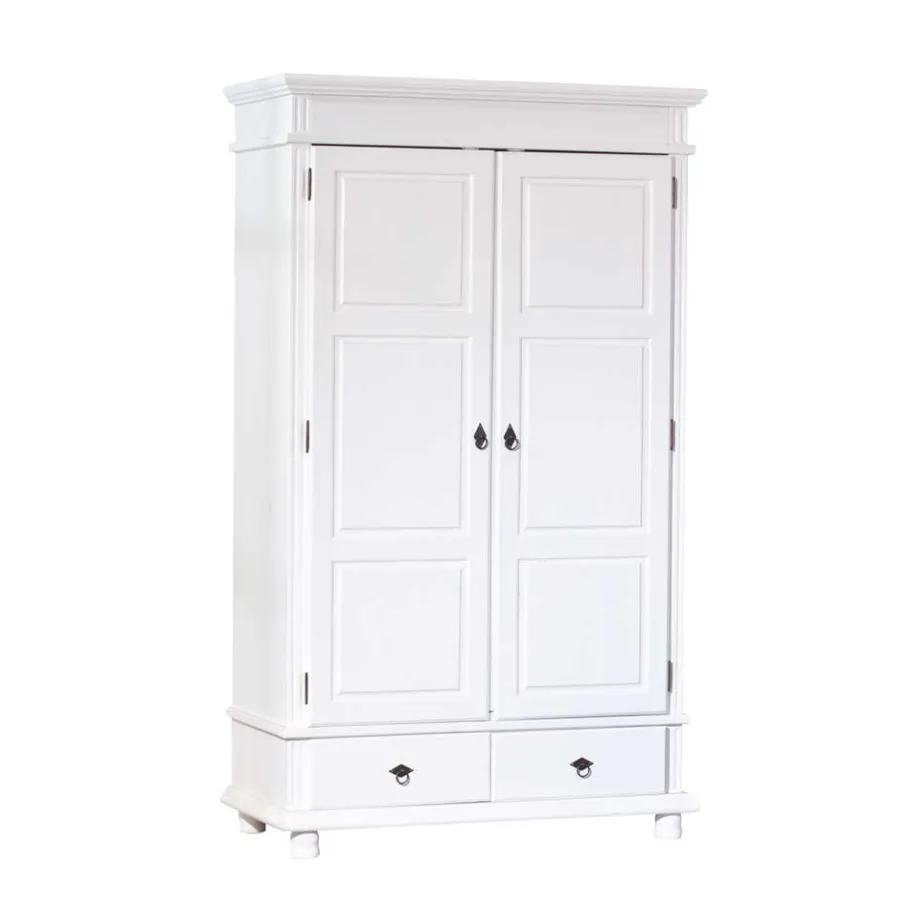 Clearance Wohnen Schlafzimmer Kleiderschrank Powera in Weiß