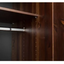 Sale Wohnen Schlafzimmer Kleiderschrank in Dunkelbraun - Nauizia