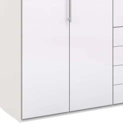 Sale Wohnen Schlafzimmer Kombi-Kleiderschrank in Weiß - Dolienca
