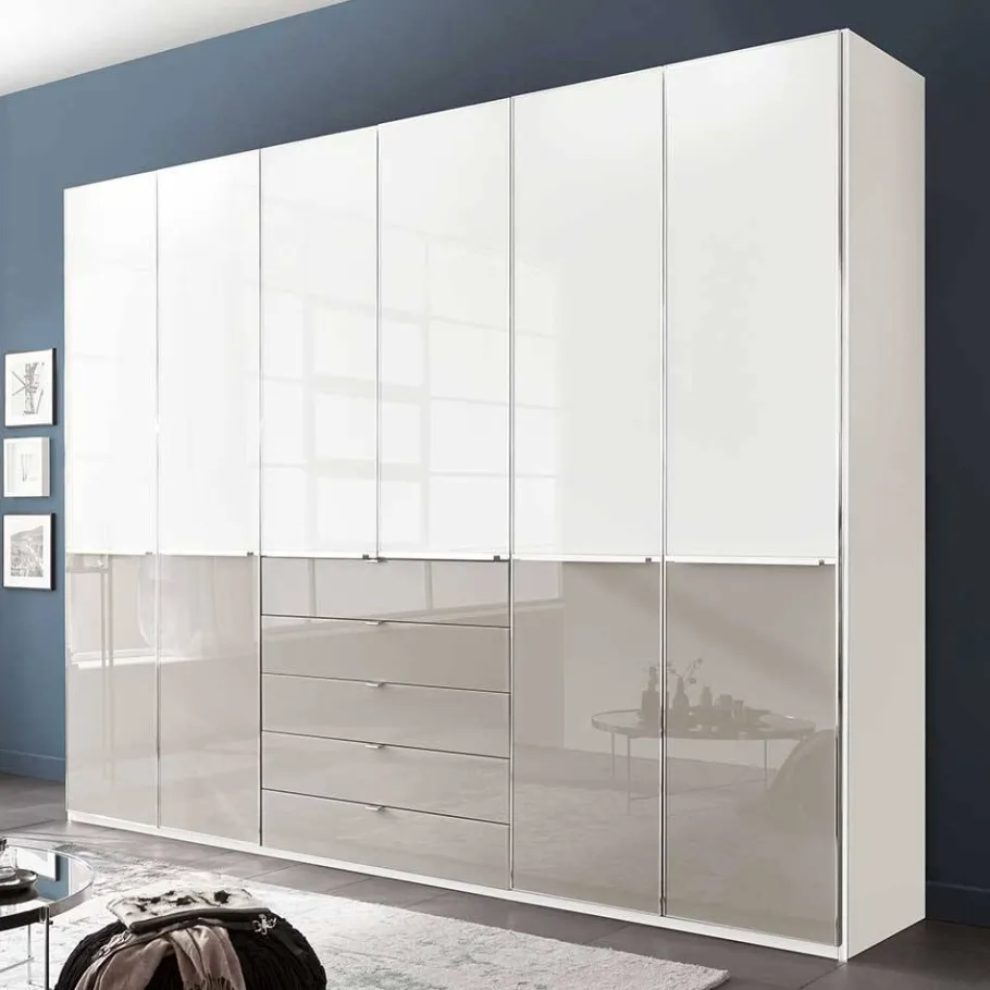 Hot Wohnen Schlafzimmer Kombi-Kleiderschrank 6-türig - Pascan