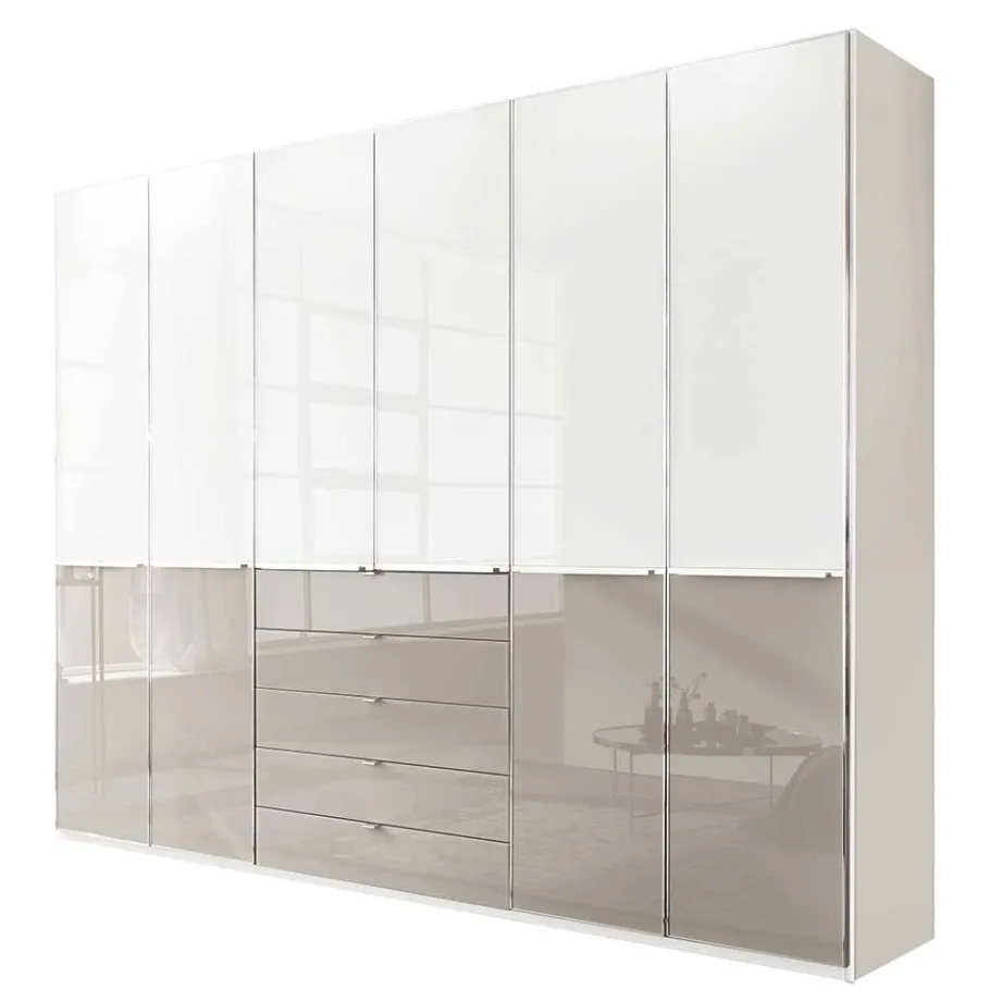 Hot Wohnen Schlafzimmer Kombi-Kleiderschrank 6-türig - Pascan